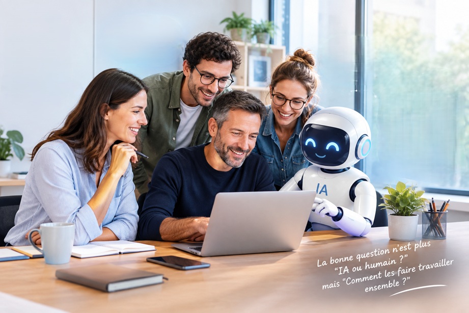 Travailler avec des collègues humains ET des agents IA